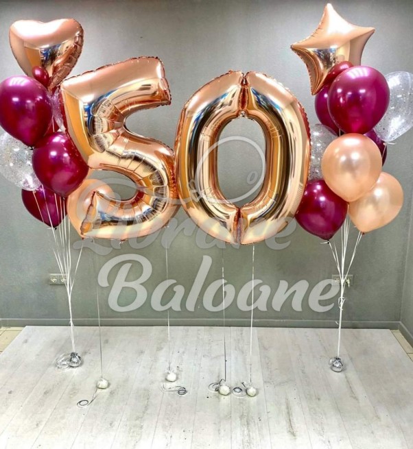 Набор воздушных шаров на 50 лет (LB-12018)