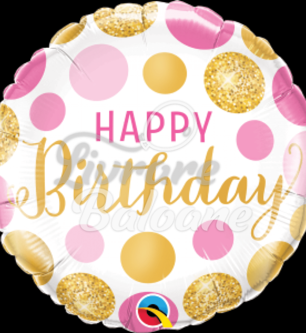 Balon cu Heliu Happy Birthday (LB-15002)