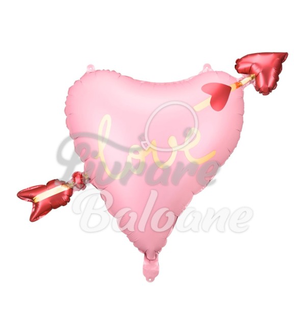 Balon cu Heliu_INIMA CU SĂGEATĂ