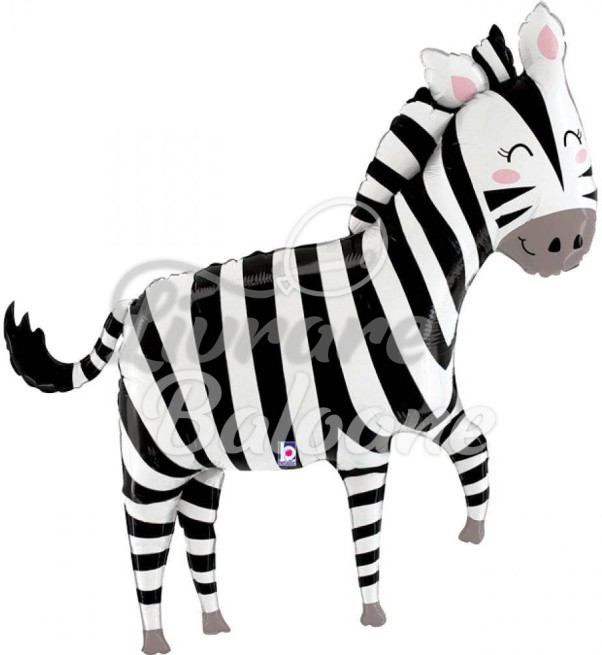Balon cu Heliu_ZEBRA JUNGLEI