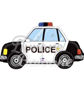 Balon cu heliu_Mașină de poliție 86 cm
