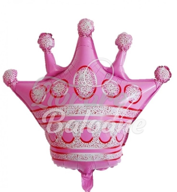 Balon cu Heliu_COROANĂ ROZ 90 cm