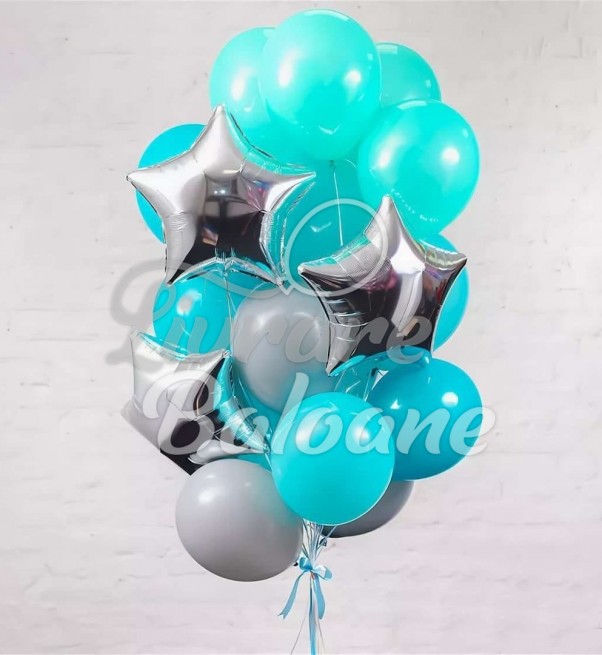 Baloane cu Heliu Party_Latex și Steluțe Folii (LB-11005)