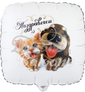 Balon cu Heliu_Felicitări_Animale de companie (LB-15096)